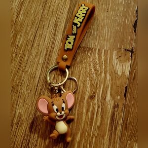 Brown Keychain with Strap
